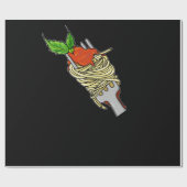 Spaghetti Food Lovers Geschenkpapier (Flach)