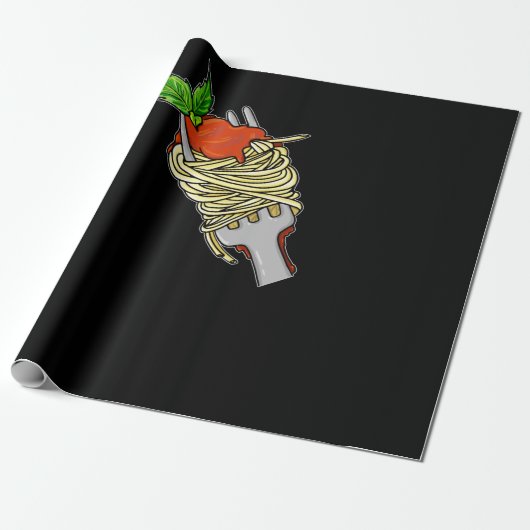 Spaghetti Food Lovers Geschenkpapier (Ungerollt)