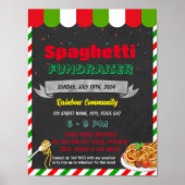 Spaghetti-Fundraiser-Event-Template Poster (Vorne)