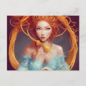 Spaghetti Goddess Postkarte (Vorderseite)