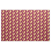 Spaghetti-Herz Stoff (Fat Quarter (45,7 x 55,9 cm))