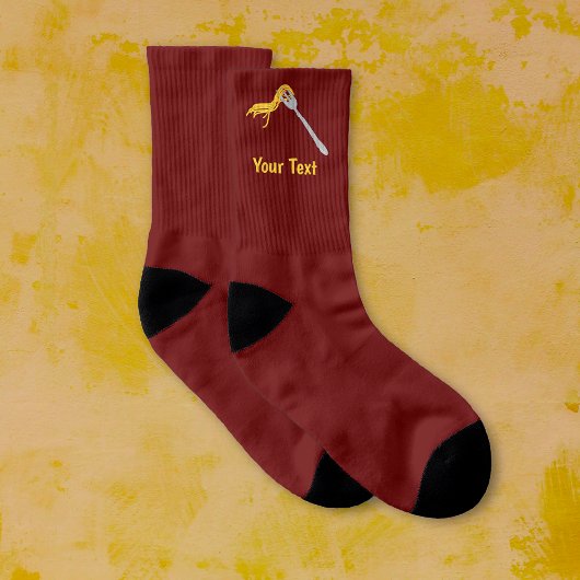 Spaghetti - Italienische Themenpasta - lustiger, i Socken