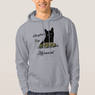 Spaghetti-Katze genehmigt Hoodie