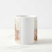 Spaghetti Kitty, Orange, Kaffeetasse (Mittel)