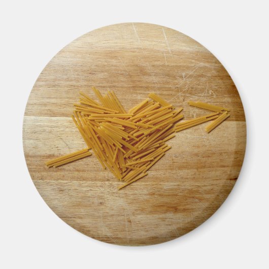 Spaghetti Liebe Magnet (Vorne)