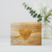 Spaghetti-Liebe Postkarte (Stehend Vorderseite)