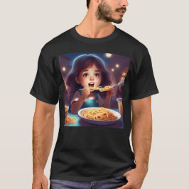 Spaghetti-Mädchen T-Shirt