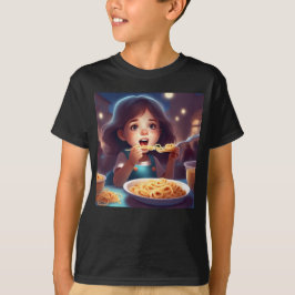 Spaghetti-Mädchen T-Shirt