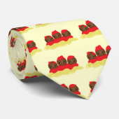 Spaghetti & Meatballs Krawatte (Gerollt)