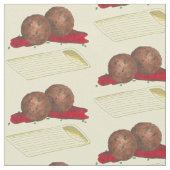 Spaghetti Meatballs Penne Pasta Italienischer Koch Stoff (Nahaufnahme)