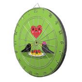 Spaghetti Meatballs Romantisches Datum Dartscheibe (Vorderseite rechts)