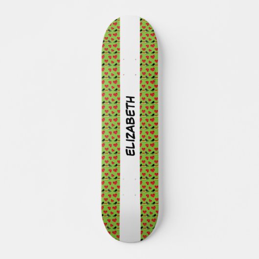 Spaghetti Meatballs Romantisches Datum | Name hinz Skateboard (Vorne)
