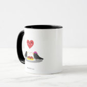 Spaghetti Meatballs Romantisches Datum Tasse (Vorderseite Links)