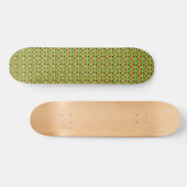 Spaghetti Meatballs Romantisches Datumsmuster Skateboard (Horizontal)