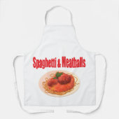 Spaghetti & Meatballs Schürze (Vorderseite)
