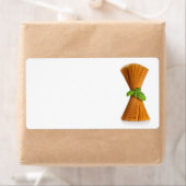 Spaghetti mit Basilikum Abgeschieden im weißen Hin (Insitu)