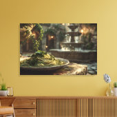 Spaghetti mit Broccoli Rabe Leinwanddruck (Insitu (Wohnzimmer))