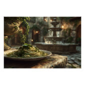 Spaghetti mit Broccoli Rabe Poster (Vorderseite)