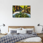 Spaghetti mit Creamy Spinach Sauce Leinwanddruck (Insitu (Schlafzimmer))