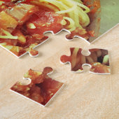 Spaghetti mit Fleischsoße Puzzle (Seite)