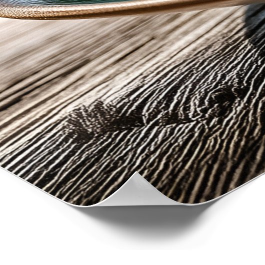 Spaghetti mit Lemon Basil Pesto - Coastal Terrace Poster (Ecke)