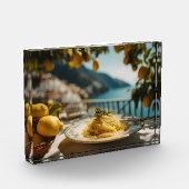 Spaghetti mit Lemon Cream Sauce Fotoblock (Links)