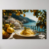 Spaghetti mit Lemon Cream Sauce Poster (Vorne)