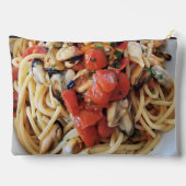 Spaghetti mit Mussels & Cherry Tomaten Food Pouc Zubehörtasche (Rückseite)