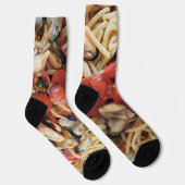 Spaghetti mit Mussels Feinschmecker Crew Socks Socken (Rechts)