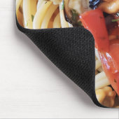 Spaghetti mit Mussels Tomaten Food Mouse Pad Mousepad (Ecke)
