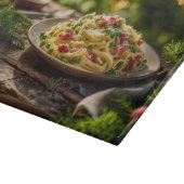 Spaghetti mit Sardinen und Fennel Schneidebrett (Ecke)