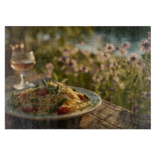 Spaghetti mit Spargel Tipps von der Riverbank Schneidebrett