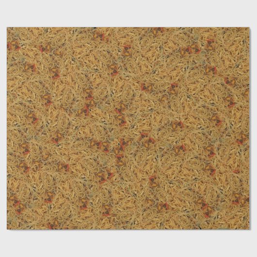 Spaghetti mit Tomato Sauce Geschenkpapier (Flach)