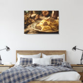 Spaghetti mit Truffle Butter Leinwanddruck (Insitu (Schlafzimmer))