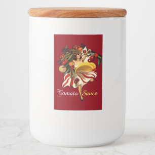 SPAGHETTI PARTY DANCE, ITALIENISCHE KÜCHE TOMATO S LEBENSMITTELETIKETT