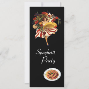 SPAGHETTI PARTY DANCE, ITALIENISCHE KÜCHE UND TOMA EINLADUNG