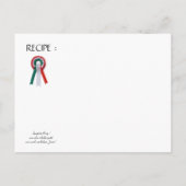 SPAGHETTI PARTY DANCE, ITALIENISCHE KÜCHE UND TOMA EINLADUNGSPOSTKARTE (Rückseite)