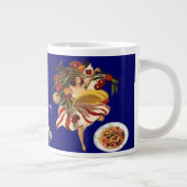 SPAGHETTI PARTY DANCE, ITALIENISCHE KÜCHE UND TOMA Jumbo-Tasse (Rechts)