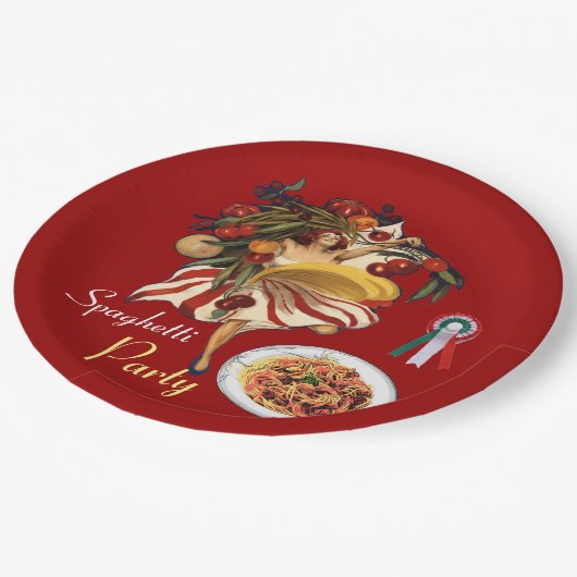 SPAGHETTI PARTY DANCE, ITALIENISCHE KÜCHE UND TOMA PAPPTELLER (Schrägansicht)