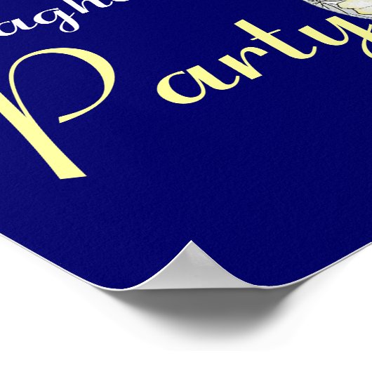 SPAGHETTI PARTY DANCE, ITALIENISCHE KÜCHE UND TOMA POSTER (Ecke)