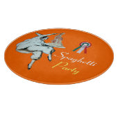 SPAGHETTI PARTY ITALIEN KÜCHE, RESTAURANT, Orange Schneidebrett (Ecke)