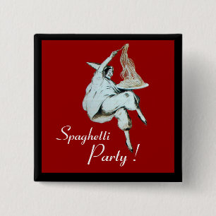 SPAGHETTI PARTY ITALIEN KÜCHE, RESTAURANT rot Button