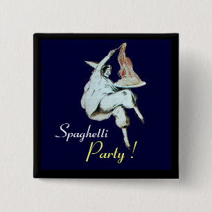 SPAGHETTI PARTY ITALIEN KÜCHE, RESTAURANT rot Button