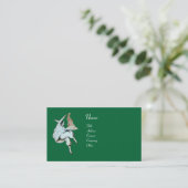 SPAGHETTI PARTY ITALIEN KÜCHE, RESTAURANT rot Visitenkarte (Stehend Vorderseite)