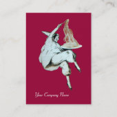 SPAGHETTI PARTY ITALIEN KÜCHE, RESTAURANT rot Visitenkarte (Rückseite)