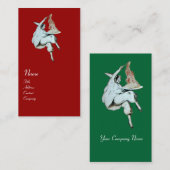 SPAGHETTI PARTY ITALIEN KÜCHE, RESTAURANT rot Visitenkarte (Vorne/Hinten)