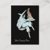 SPAGHETTI PARTY ITALIEN KÜCHE, RESTAURANT rot Visitenkarte (Rückseite)