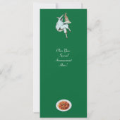 SPAGHETTI PARTY, ITALIENISCHE KÜCHE Abendessen, Br Einladung (Rückseite)