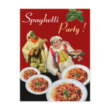 SPAGHETTI PARTY, Italienische Küche Koch Recipe Re