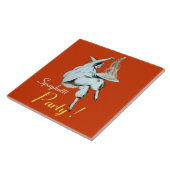 SPAGHETTI PARTY, ITALIENISCHE KÜCHE, Orange Fliese (Seite)